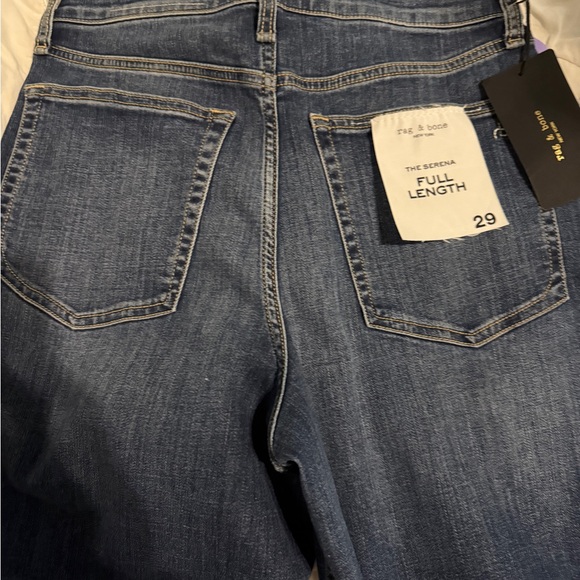 NWT rag & bone Serena High-Rise Wide-Leg Jeans - Size 29 - Picture 5 of 10